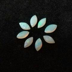 遊色キラキラ❗️天然石オパール ルース 8石の画像
