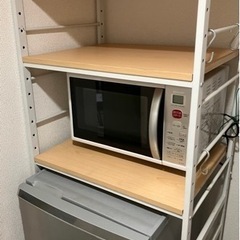[⚠️冷蔵庫、レンジじゃないです]ラックの画像