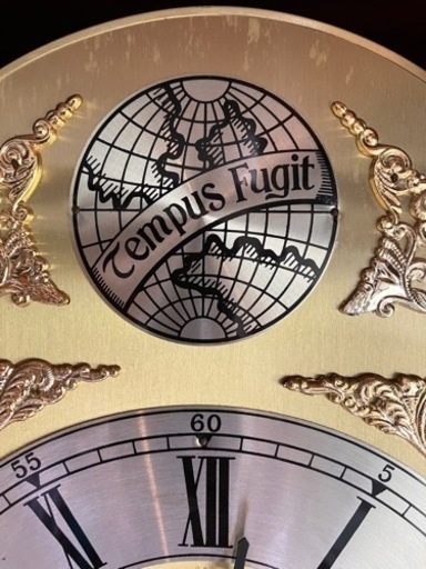  Tempus Fugit テンパスフュギット 大型 ホールクロック 柱時計 振り子時計 アンティーク 