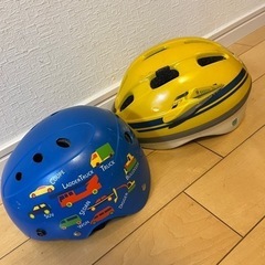 【無料】子供 ヘルメット 青＋NIKE シューズ 　