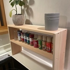 棚　無垢　桧