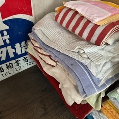 タオルケット　バスタオル　フェイスタオル　50円〜の画像
