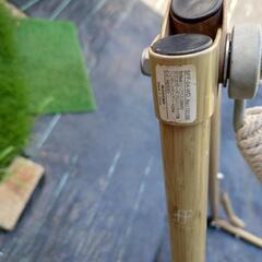 値下げハンモック3way　自立式　木目調の画像