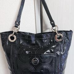COACH  バケツ型ショルダーバッグ ブラック 収納たっぷり