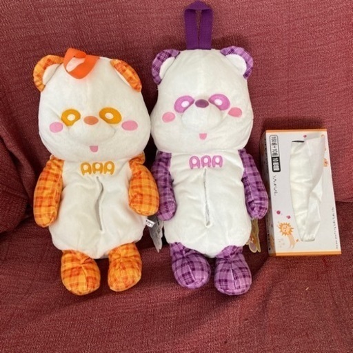AAAぬいぐるみティッシュケース②