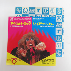 レコード TWISTED SISTER アイ・ウォナ・ロック EP盤 I WANNA ROCK P-1917 動作未確認の画像