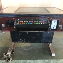 ★テーブルゲーム 麻雀 麻雀ゲーム 業務用 喫茶店 筐体 100円玉 麻雀天鳳基板、鍵付き★の画像