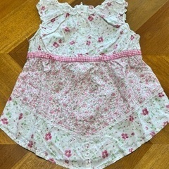 津南49 BeBeお花柄チュニック95cm