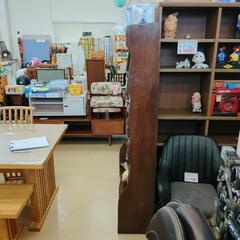 ビンテージ本棚☆大型サイズ、木製、本棚、家具 【浜村鹿野温泉ICから3分 買取本舗 宮本リサイクル 営業時間9～19時 定休日水曜のみ←連絡できませんm(_ _)m】の画像