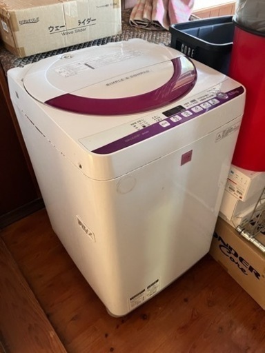 【取引完了】SHARP 全自動洗濯機 ES-G5E2(5.5kg) /2015年製