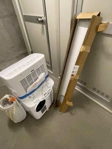 山善　スポットクーラー　YEC-P29(W) テラス窓用枠セット