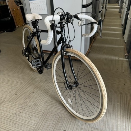 【お買い得‼️】ネクスタイル ロードバイク 700c(27インチ) シマノ製21段変速 自転車 ブラック×ホワイト♪