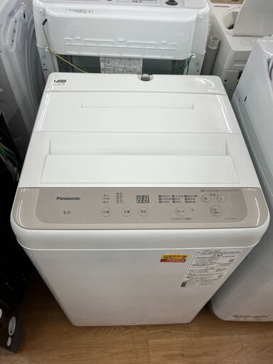 ☆ジモティー割引有☆ S仕/パナソニック/洗濯機/NA-F60B15/6kg/2022
