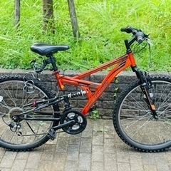 サスペンション付きマウンテンバイク⛰️の画像