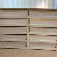 タンス　おもちゃ箱　2個セットの画像