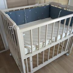 受け渡し予定あり　【ベルメゾン】
低ホルマリン ミニベビーベッド...