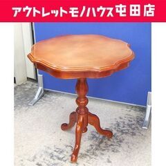 サイドテーブル 猫脚 イタリアン調 コーヒーテーブル ミニテーブ...