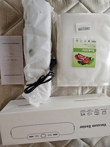 【受渡確定】家庭用真空パック機　新品未使用　真空パック袋付き