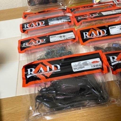 【引退特価】レイドジャパン  ワーム 14点セット