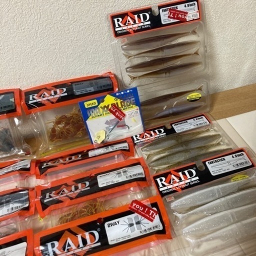 【引退特価】レイドジャパン  ワーム 14点セット