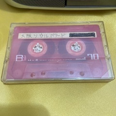 カセットテープ「大阪ソウルバラード」録音済31曲他録音済楽曲20...