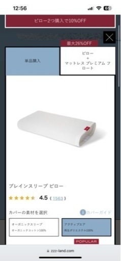 枕　ブレインスリープピロー