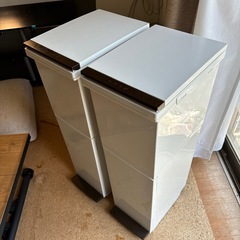 ゴミ箱 2段 足踏み 2個セットの画像