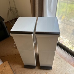 ゴミ箱 2段 足踏み 2個セットの画像