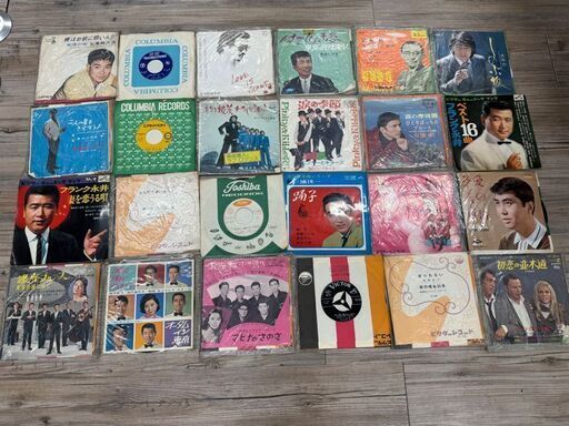 アナログ盤 100枚以上（近藤真彦、石原裕次郎、ピンクレディ、イルカ、フランク永井 等）