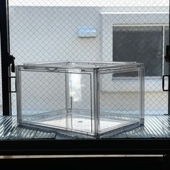 ※無料【収納】クリアボックス シューズボックス スニーカーボックス スニーカー 収納ボックス 収納ケース 靴ケース 靴 箱 棚 収納 ケース(クリア6個セット)の画像