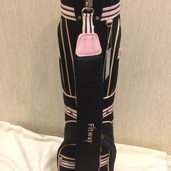 ☆328☆Fitway ゴルフバッグ　キャディバッグ　ゴルフ　アウトドア ピンクライン　フード有りの画像