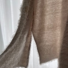 もこもこロングカーディガンの画像