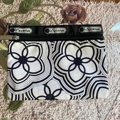 ポーチ　レスポートサック　LeSportsac 14.5×19セ...