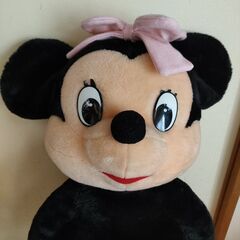 ミニーマウス サンアンドスター 特大 ぬいぐるみ 日本製 昭和レトロの画像