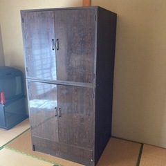 昭和レトロたんす収納の画像