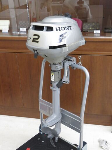 北海道 千歳市/恵庭市 近郊配送 動作品 HONDA/ホンダ 2馬力 船外機 BZBF BF2D SCHJ 4ストローク 小型船舶用 エンジン 平成17年/6月製