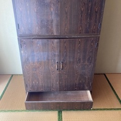 昭和レトロたんす収納の画像