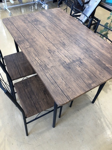 【軽トラック90分無料貸出】不二貿易　ダイニング５点セット