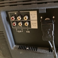ブラウン管テレビデオ、テレビ台の画像