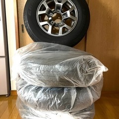 ジムニーシエラJB74純正ダンロップ アルミホイール付きタイヤ4...