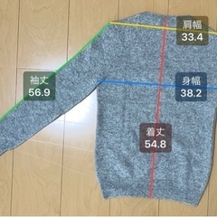 UNIQLO   レディースカシミヤVネックセーターの画像