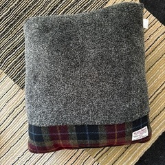決まりました　ハリスツイードクッション&座布団2枚セットの画像