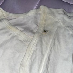 新生児用肌着5枚の画像