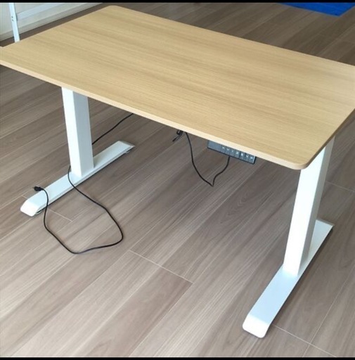 フリーテーブル 幅180×奥行70×高さ71㎝ 大型テーブル オフィース家具 木製×アイアンフレーム ナチュラル×シルバー 苫小牧西店 フリーテーブル 幅180×奥行70×高さ71㎝ フリーデスク オフィス家具