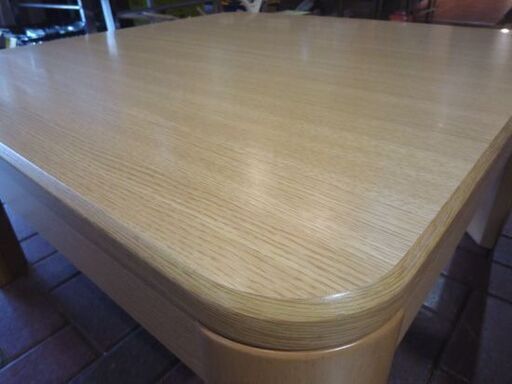 NITORI 家具調こたつ PK15-75LBR 2015年製 75×75cm ナチュラル ニトリ