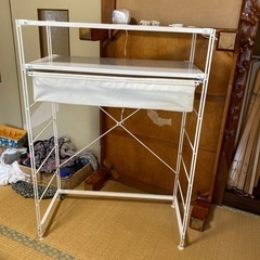 無印良品　スチールラック　白　メタルラック