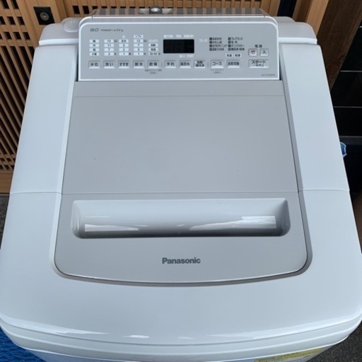 Panasonic 8kg 洗濯機　2020年式