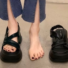 厚底サンダル