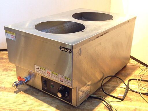 ◆946◆タニコー/Tanico 卓上 電気ウォーマー N-TCW-3555E-2M / 縦置き 2槽 / 動作確認済み / 業務用 店舗 飲食 厨房機器