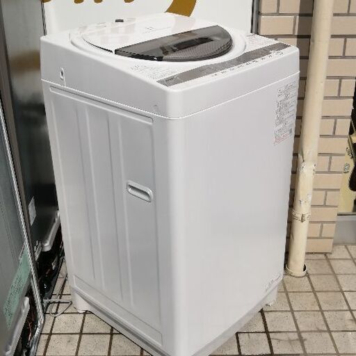 【7.0Kg 2021年製 TOSHIBA】東芝電気洗濯機  AW-7G9